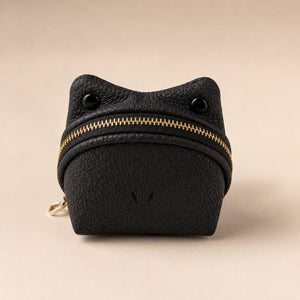 Cute Frog Coin Purse Keychain for Women & Kids | Mini Zip Wallet image 7