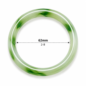 Green Jade Inspired Bangle Bracelet Set for Women (Pack of 2) – product image 2