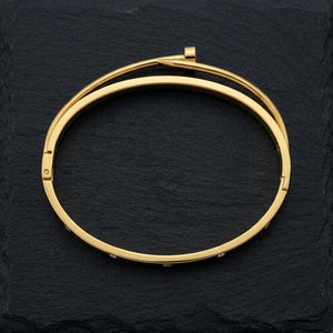 Nail Design Stainless Steel Bangle Bracelet for Women – product image 3
