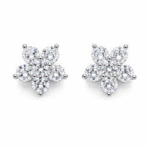 REYLVA Crystal Stud Earrings for Women – product image 4