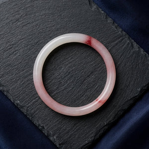 Pink Marble Glass Bangle Set of 2 for Women | Glossy Bracelet – product image 11