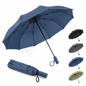 Premium 10-Rib Windproof Automatic Folding Umbrella with UV Protection, Water-Repellent Canopy &amp; One-Touch Open image 3
