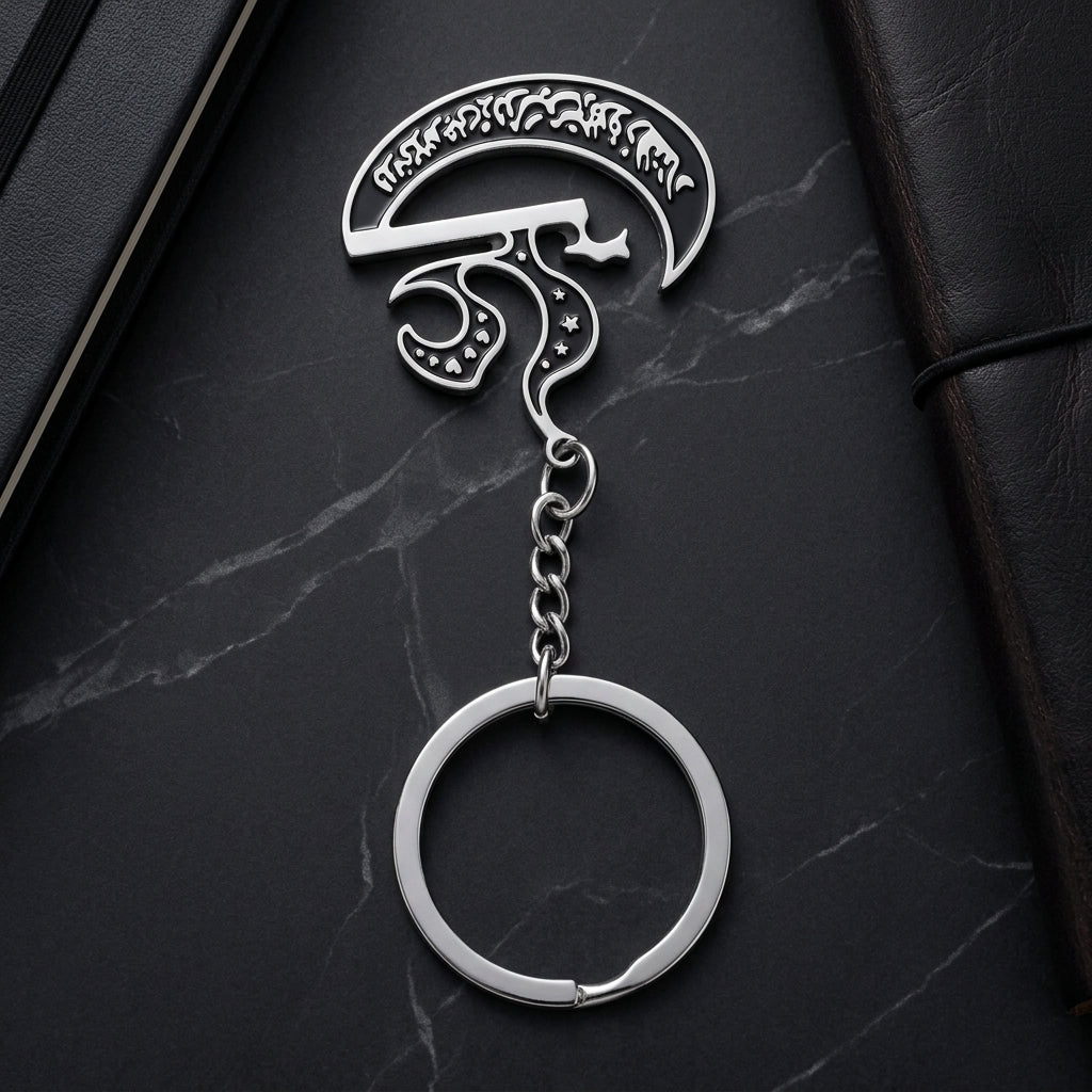 Bismillah Islamic Metal Keychain – product image 6