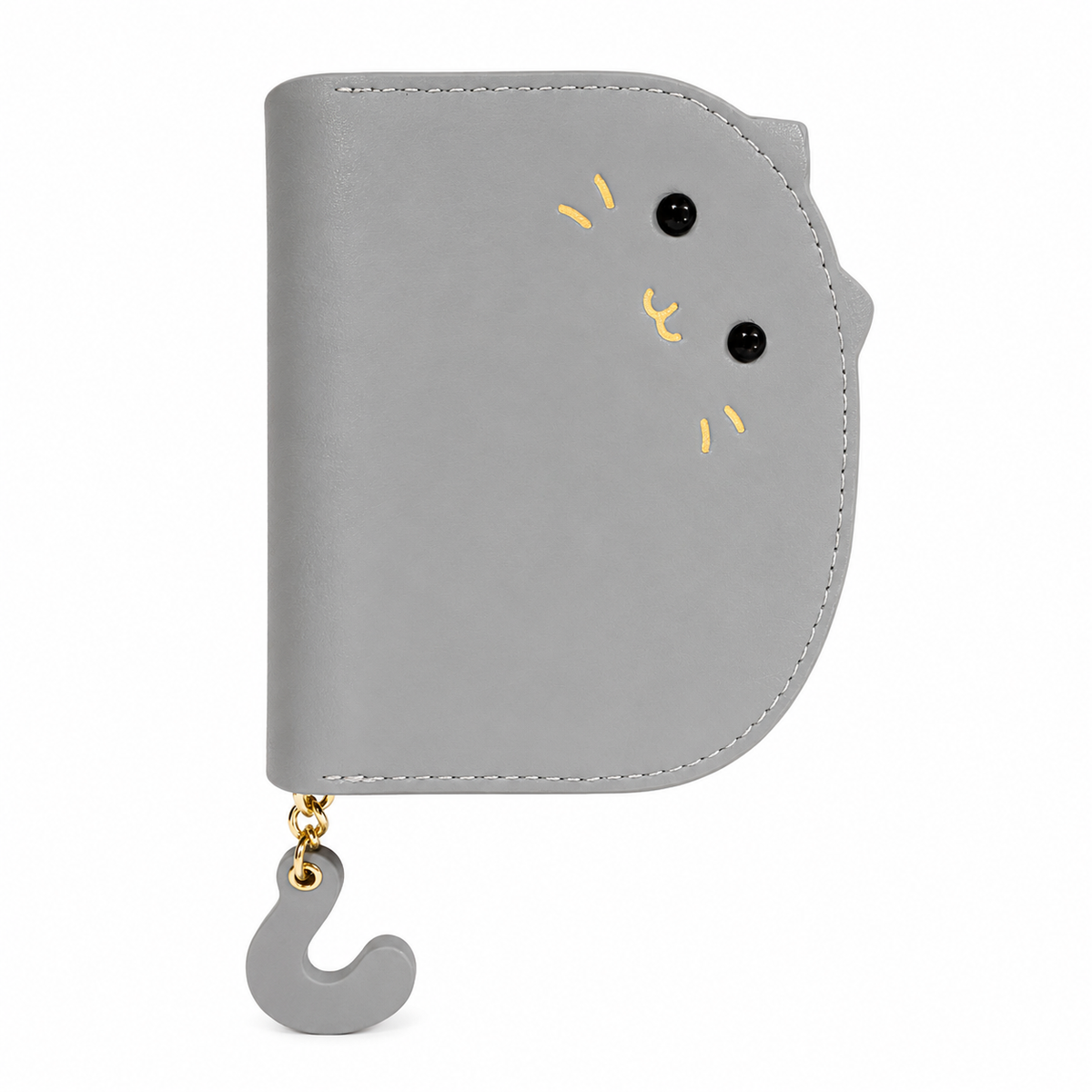 Cute Cat Zip Card Wallet with Coin Pocket – product image 1