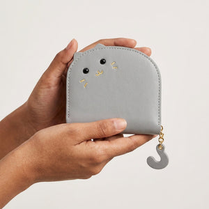 Cute Cat Zip Card Wallet with Coin Pocket – product image 3