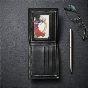Men's Bifold Wallet with ID Window & Multiple Card Slots – product image 3