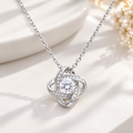 Crystal Orbit Pendant Necklace with Gift Box