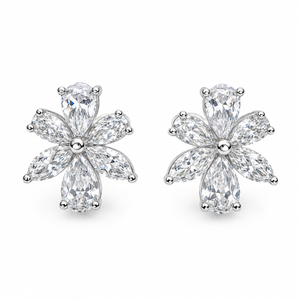 REYLVA Crystal Stud Earrings for Women – product image 3